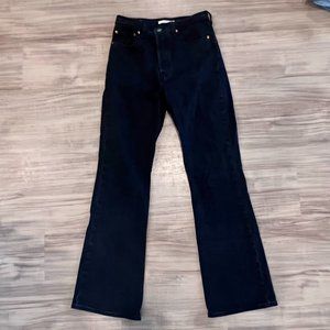 Levi’s Ribcage Boot Jeans in Black Wash